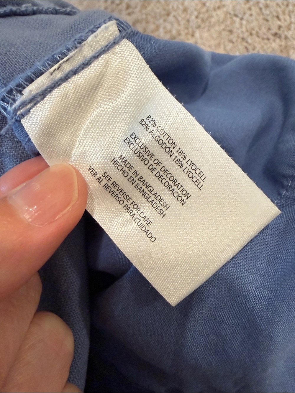 Orvis Light Blue Drawstring casual Shorts - Picture 8 of 10